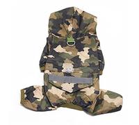 VDCVADKYE Impermeable para Perros,Impermeable para Mascotas, Dog Raincoat Waterproof Puppy Pet Dog Rain Coat Hooded Reflective Raining Coat Pet Dog Costumes Camouflage Clothes(Camouflage,XX Large)