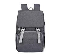 VDCVADKYE mochila escolar,mochila casual, Mochila de viaje for pañales con puerto USB for cochecito: la mochila perfecta for mamá(Dark Gray)
