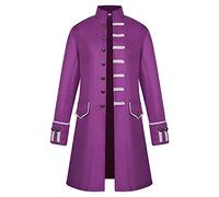 VDDTAGAM Disfraz de mayordomo de Halloween 2024 para hombre, disfraz de pirata, disfraz de Joker, chaqueta, frazador, disfraz de Joker para hombre, disfraz de Halloween para hombre, disfraz steampunk