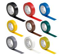 VDE Cinta Aislante En Set Aislante Eléctrico Cinta Adhesiva PVC 15mm X 10m