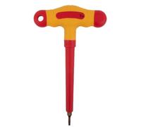 VDE - Juego de llaves hexagonales aisladas con mango en T, 1000 V, resistente a alto voltaje, agarre TPE, herramienta profesional de electricista -T40 ()