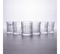 VDE Villa d'Este Home Tivoli 1996 Juego de 6 vasos de agua de 285 ml de cristal, New Vintage