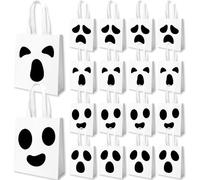 VDESFUEBY 20 bolsas de regalo de fiesta de Halloween, no tejidas, bolsas de fiesta de fantasmas de Halloween