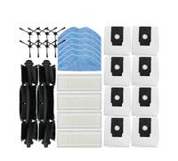 VDFNGFD Compatible con 360 S8 S8 Plus 2S EZVIZ RE4 Plus RE5 Plus Repuestos Rodillo Cepillo Lateral Filtro HEPA Trapeador Bolsa for Polvo Robot Aspirador(23)