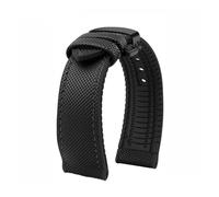 VDFNGFD Compatible con Casio PROTREK Watchband PRG-600/PRG-650 PRW-6600 GA2200/2300 Series Nylon + Rubber Sports Bracelet Correa de reloj 24 mm(Black-black-B)