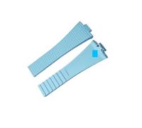 VDFNGFD Compatible con correa de goma CTS compatible con relojes TISSOT PRX Powermatic de 35 mm, 40 mm, 11 mm, 12 mm, hebilla de resorte de liberación rápida, color azul marino y negro FKM, Rose Gold