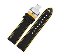 VDFNGFD Compatible con correa de reloj Breitling CHRONOMAT AVENGER NAVITIMER SUPEROCEAN silicona for buceo reemplazar pulseras 20 22 24mm(05 silver,24x22mm)