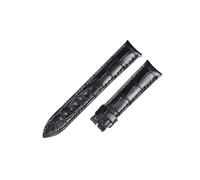 VDFNGFD Compatible con correa de reloj cocodrilo JAEGER-LECOULTRE MASTER Q1368420,1362520,1378420,1282510,136255,1372501(White Black,Q1282510)