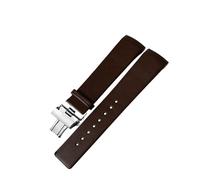 VDFNGFD Compatible con correa de reloj repuesto CK cuero K2K211/K2K214/K2K216 interfaz arco especial 22 mm for hombre(Brown Plain-Sliver)