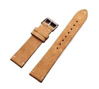 VDFNGFD Compatible con correas de cuero suave 14/16/18/20/22 mm, correa reloj vintage roja liberación rápida, pulsera piel becerro, accesorios for hombres y mujeres(Light Brown,22mm)