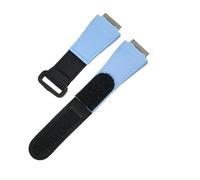 VDFNGFD Compatible con correas de reloj goma VELCRO FKM la serie RICHARD MILLE RM011 RM030 RM005(LIGHT BLUE,RM07)