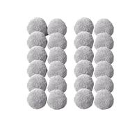 VDFNGFD Compatible con Hobot 168, 188, 198 y 388, trapeadores Redondos universales, Accesorios Purerobo W-R3S, Cubierta de Tela for limpiacristales, repuestos for aspiradoras.(24pcs)