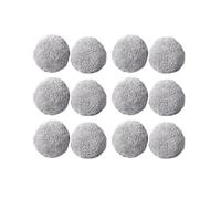 VDFNGFD Compatible con Hobot 168, 188, 198 y 388, trapeadores Redondos universales, Accesorios Purerobo W-R3S, Cubierta de Tela for limpiacristales, repuestos for aspiradoras.(12pcs)