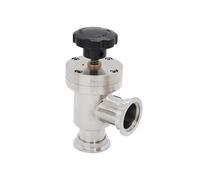 VDFNGFD Compatible con KF16 KF25 KF40 KF50 KF válvula de aleta vacío Manual deflector parada ángulo brida tubo Ting(L-Type,KF16_SIZE)