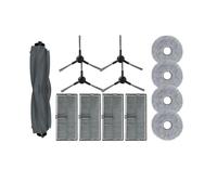 VDFNGFD Compatible con L10s Pro Ultra Heat, X30, Piezas de Repuesto Accesorios Cepillo Lateral Principal Filtro fregona Bolsa Polvo(White)