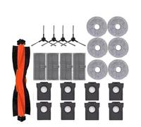 VDFNGFD Compatible con L10s Pro Ultra Heat, X30, Piezas de Repuesto Accesorios Cepillo Lateral Principal Filtro fregona Bolsa Polvo(Clear)