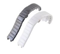 VDFNGFD Compatible con la sección de relojes cerámica serie RADO Radar Laozhen, accesorios correa blanca for hombres y mujeres 115.0695.3 21 mm 14(White)