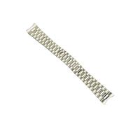 VDFNGFD Compatible con pulsera de 2,5 piezas Cierre bloqueo deslizante Correa acero inoxidable sólido 904L Hebilla plegable ostra pulida y cepillada(Silver,20MM_5 PIECES)