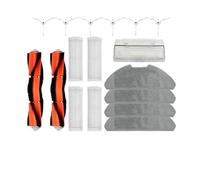 VDFNGFD Compatible con Xiaomi Mi Robot Vacuum-Mop 2 Pro/Lite MJST1SHW MJSTL. Accesorios for aspiradora: Filtro, mopa, Cepillo Lateral y Principal(17PCS)