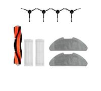 VDFNGFD Compatible con Xiaomi Mi Robot Vacuum-Mop 2 Pro/Lite MJST1SHW MJSTL. Accesorios for aspiradora: Filtro, mopa, Cepillo Lateral y Principal(9PCS)