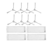 VDFNGFD Compatible con Xiaomi Mi Robot Vacuum-Mop Pro V2 V3 SE STYTJ02YM STYJ02YM Conga 3490 3690. Incluye Cepillo Lateral Principal, Filtro HEPA y Accesorios(Dark Grey)