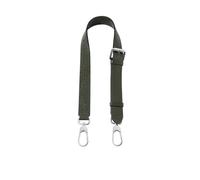 VDFNGFD Correa Cruzada Ajustable de Cuero Vaca, Accesorios conversión compatibles con Longchamp Mini Bag Transformation, 46,5 cm-67cm(Forest Green Silver)