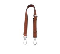 VDFNGFD Correa Cruzada Ajustable de Cuero Vaca, Accesorios conversión compatibles con Longchamp Mini Bag Transformation, 46,5 cm-67cm(Brown Silver)