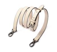 VDFNGFD Correa de Bolso Ajustable Cuero Liso Compatible con Mano Pochette Monedero Lona Cinturón Hombro 13 Colores 4 tamaños Hebillas Gris Oscuro(Cream Gun Grey,1.2cm Width)