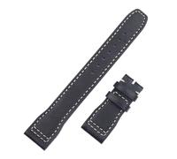 VDFNGFD Correa de reloj cuero 20mm, 21mm y 22mm, negra, marrón azul, Compatible con correa piloto, pequeño, hebilla pulsera Mark 18(Black,21MM MARK BUCKLE_WITHOUT BUCKLE)