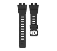 VDFNGFD Correa de silicona repuesto Compatible con la serie Casio GBA-800 GBD-800, correa reloj deportiva impermeable for hombre, accesorio resina(Black)