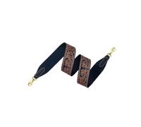 VDFNGFD Correa for Bolso, Correas for Hombro, transformación Compatible con Kelly Evelyne Hermes Herbag, Accesorios for cinturón Mensajero de Lona(Blue Gold,W 5cm Length100cm)