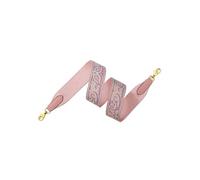 VDFNGFD Correa for Bolso, Correas for Hombro, transformación Compatible con Kelly Evelyne Hermes Herbag, Accesorios for cinturón Mensajero de Lona(Pink Gold,W 5cm Length110cm)