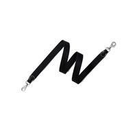 VDFNGFD Correa for Bolso de Mujer, cinturón Ancho for Hombro, Correas Cruzadas, Pieza Accesorio Repuesto Compatible con Bolsos(Black Silver Hook,110cm)