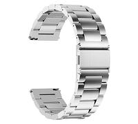 VDFNGFD Correas de acero inoxidable liberación rápida 20 mm y 22, pulsera inteligente compatible con HUAWEI WATCH GT 3 Samsung(Silver,22mm)