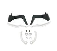 VDFNGFD Protector de Manos con Aspecto de Carbono Compatible con BMW R1200GS, R1200 GS, LC, R1250GS, GSA, F800GS, ADV, S1000XR, F750GS y F850GS.(White Black Set)