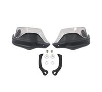 VDFNGFD Protector de Manos con Aspecto de Carbono Compatible con BMW R1200GS, R1200 GS, LC, R1250GS, GSA, F800GS, ADV, S1000XR, F750GS y F850GS.(Black Grey Set)