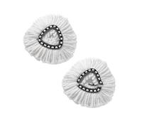 VDFNGFD Recambio de paño Microfibra Blanco for mopa giratoria Vileda O-Cedar(2 pcs)