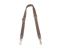 VDFNGFD Tela de Repuesto Ajustable Color sólido, 2,5 CM, Compatible con Bolso, Correa Hombro, señora, cinturón Transporte(Dark Grey,Golden Buckle)