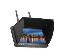 vdha 5.8G FPV DVR Monitor Pantalla LCD de 7 Pulgadas 800x480 40CH LCD5802D Receptor Dual Incorporado para RC FPV Drone Quadcopter Enchufe Europeo