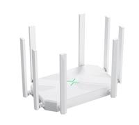 vdha Amplificador de Enrutador Inalámbrico Compatible con Repetidor WiFi de Banda Ap para Oficina en Casa con Cortafuegos 8 Antenas Enchufe de la UE