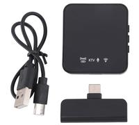 vdha Micrófono Lavalier Inalámbrico Conector Tipo C A Clip Receptor Grabación con Cancelación de Ruido Micrófono Bluetooth