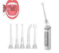 Vdhfgso Kit eléctrico de extracción de cálculos amigdalinos con aspiradora, Limpieza indolora de Alta precisión, Combate el Mal Aliento, irrigador bucal con 3 Modos de succión.(009)