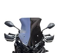 Vdifsvb Carenabris para Benelli para TRK702 para TRK702X para TRK 702 702X Parabrisas de Motocicleta Deflectores de Viento Vidrio Delantero Transparente Parabrisas Moto(Black 47CM)