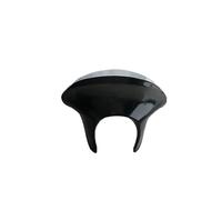 Vdifsvb Carenabris para Softail para Low para Rider para FXLR 2018 2020 Motocicleta Deflector Alerón Viento Cubierta Protector Carenado De Parabrisas Parabrisas Moto(D-Short Dark Gray)