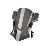 Vdifsvb Carenabris Parabrisas Ajustable para Motocicleta MT03 MT25 para MT07 FZ07 para MT09 FZ09 FZ1 FZ8 para YZF R6 SR400 Parabrisas Moto(Negro)