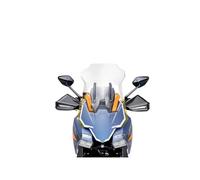 Vdifsvb Carenabris Parabrisas Delantero Modificado para Motocicleta para ZONTES 703F 703 F 703-F, A Prueba De Viento Y Lluvia, Deflector De Tablero Parabrisas Moto(B Transparent 42cm)