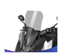 Vdifsvb Carenabris Parabrisas Motocicleta, Deflectores Viento Transparentes para Zontes 150D, 350D, 150, 350 D, ZT150D, ZT150T-D, ZT350D, ZT350T-D3 Parabrisas Moto(Grey 62cm)