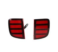 Vdifsvb Faro Trasero De Coche Para Toyota Para Land Para Cruiser LC200 Luz LED Trasera Reflector De Parachoques Trasero Lámpara Freno Señal Giro Antiniebla Montaje luces traseras(Red B Connect Cable)