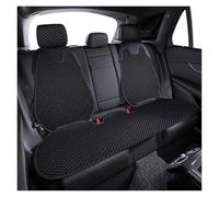 Vdifsvb Funda Asiento Coche Cojines Universales De Seda Fría para Asiento Coche Cojín Dividido para Individual Juego Trasero(Black Rear Seat)