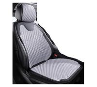 Vdifsvb Funda Asiento Coche Cojines Universales De Seda Fría para Asiento Coche Cojín Dividido para Individual Juego Trasero(Grey Front Seat)